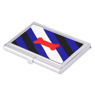 SlipperyJoe's puppy play pride flag express kink i Business Card Case