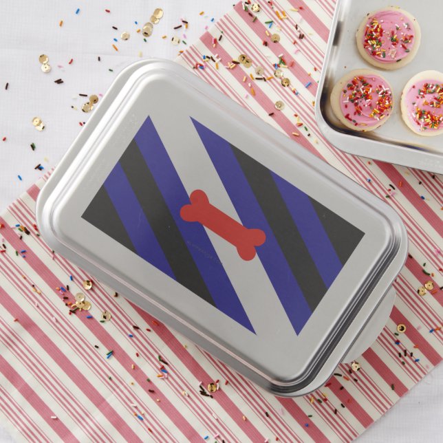 SlipperyJoe's puppy play pride flag express kink i Cake Pan (In Situ)