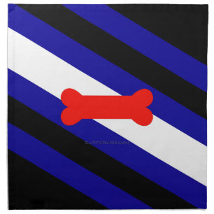 SlipperyJoe's puppy play pride flag express kink i Cloth Napkin
