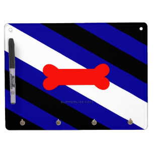 SlipperyJoe's puppy play pride flag express kink i Dry Erase Board With Keychain Holder