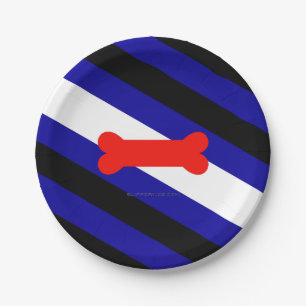 SlipperyJoe's puppy play pride flag express kink i Paper Plates
