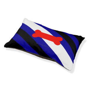 SlipperyJoe's puppy play pride flag express kink i Pet Bed