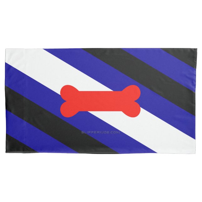 SlipperyJoe's puppy play pride flag express kink i Pillow Case (Front)