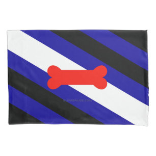 SlipperyJoe's puppy play pride flag express kink i Pillow Case