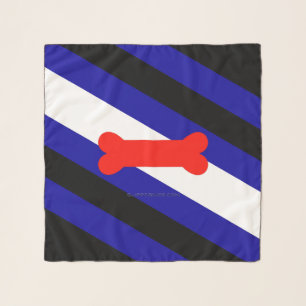 SlipperyJoe's puppy play pride flag express kink i Scarf