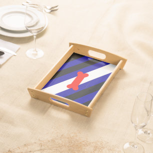SlipperyJoe's puppy play pride flag express kink i Serving Tray