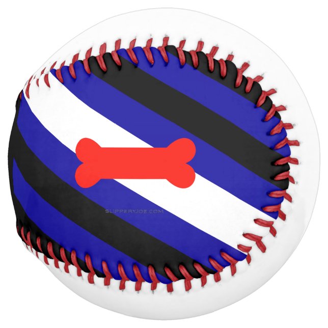 SlipperyJoe's puppy play pride flag express kink i Softball (Front Right)