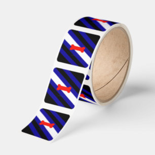 SlipperyJoe's puppy play pride flag express kink i Square Sticker