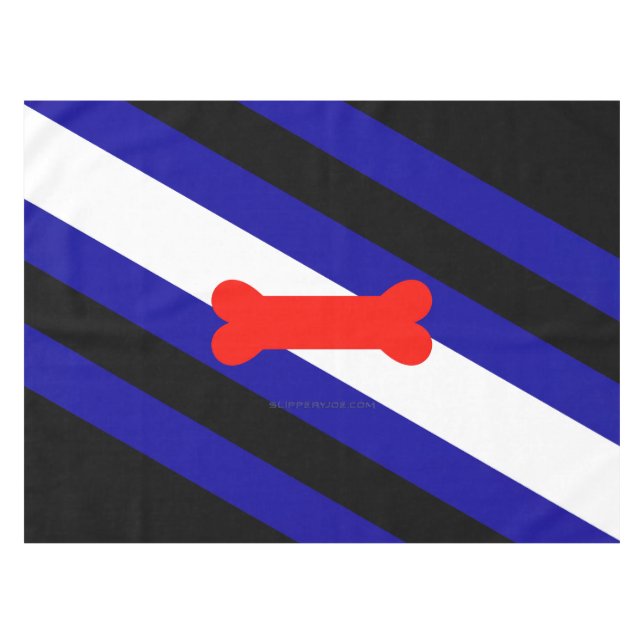 SlipperyJoe's puppy play pride flag express kink i Tablecloth (Front (Horizontal))