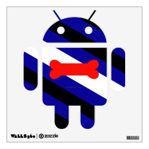 SlipperyJoe's puppy play pride flag express kink i Wall Decal