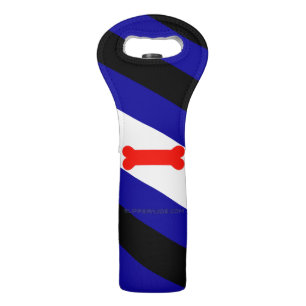 SlipperyJoe's puppy play pride flag express kink i Wine Bag