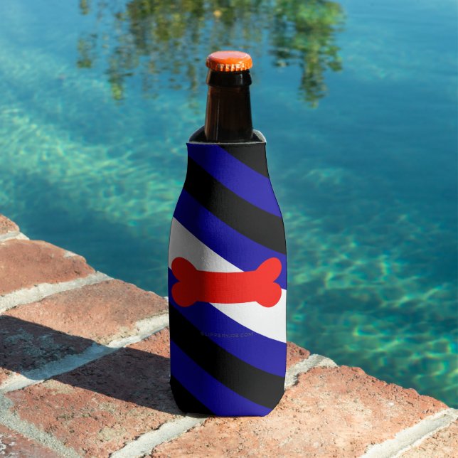 SlipperyJoe's Puppy Play Pride Flag fetishes LGBTQ Bottle Cooler (In Situ Pool)