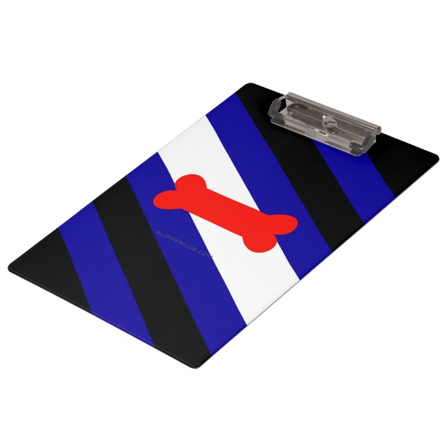 SlipperyJoe's Puppy Play Pride Flag fetishes LGBTQ Clipboard (Angled)