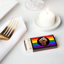 SlipperyJoe's queer people color flag raised fist 