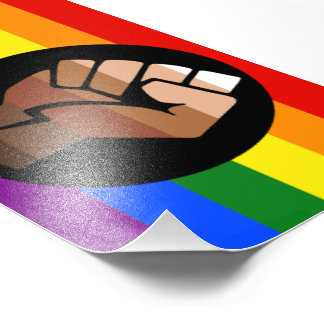 SlipperyJoe's Queer People of Color Flag gay gifts Photo Print
