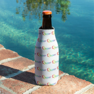 SlipperyJoe's queer single expressive word smooth  Bottle Cooler