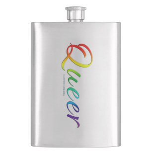 SlipperyJoe's queer single expressive word smooth  Flask