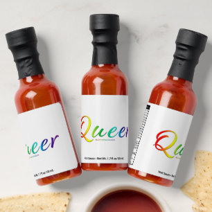 SlipperyJoe's queer single expressive word smooth Hot Sauces