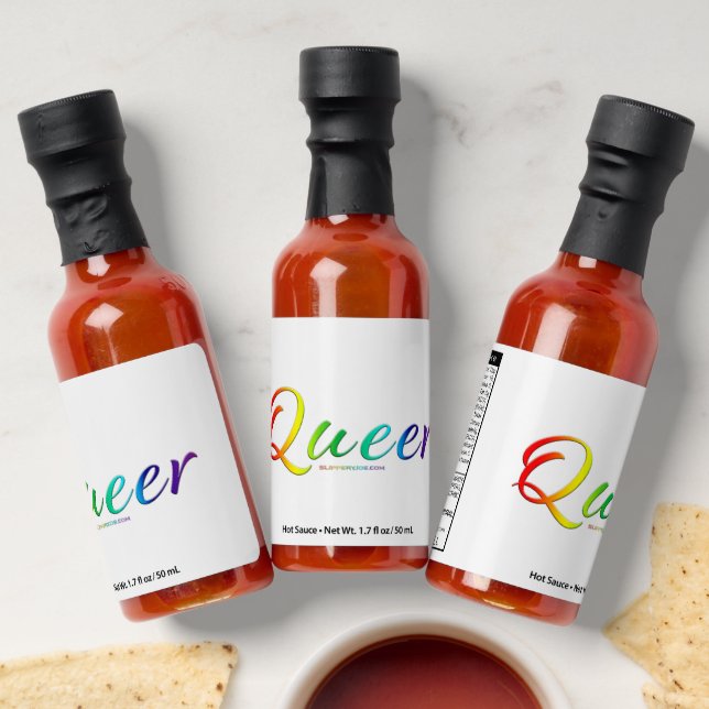 SlipperyJoe's queer single expressive word smooth  Hot Sauces (Laydown)