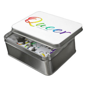 SlipperyJoe's queer single expressive word smooth Jigsaw Puzzle