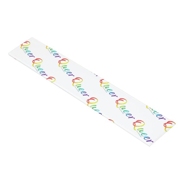 SlipperyJoe's queer single expressive word smooth  Ruler (Angled)