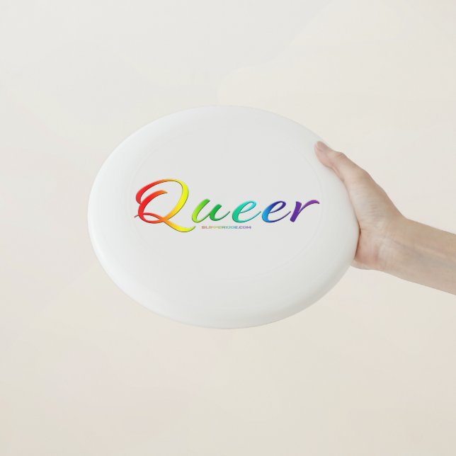 SlipperyJoe's queer single expressive word smooth  Wham-O Frisbee (In Hand)