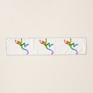 SlipperyJoe's rainbow colored frog rendered sculpt Scarf