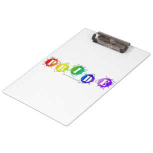 SlipperyJoe's rainbow colored pride sign bursts wi Clipboard