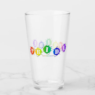 SlipperyJoe's rainbow colored pride sign bursts wi Glass