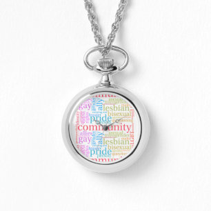 SlipperyJoe's rainbow LGBTQ+ community word cloud Watch