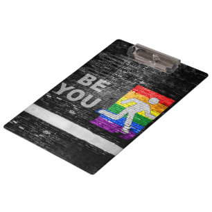 SlipperyJoe's rainbow pride colors panel urban str Clipboard