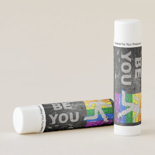 SlipperyJoe's rainbow pride colors panel urban str Lip Balm