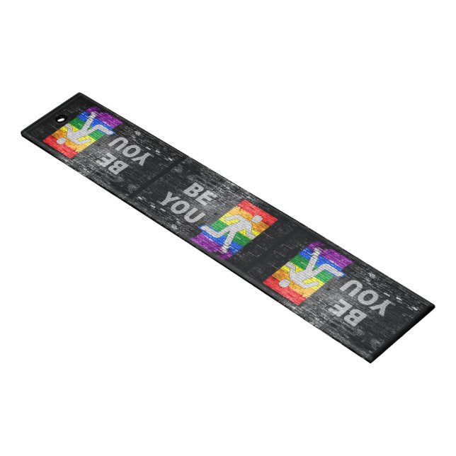 SlipperyJoe's rainbow pride colors panel urban str Ruler (Angled)