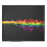 SlipperyJoe's Rainbow smoke vapor ripple rainbow c Duvet Cover