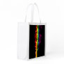 SlipperyJoe's Rainbow smoke vapor ripple rainbow c Grocery Bag