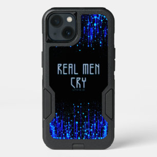 SlipperyJoe's real men cry tears emotions digital iPhone 13 Case