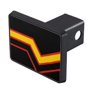 SlipperyJoe's rubber pride flag arrows chevrons st Hitch Cover