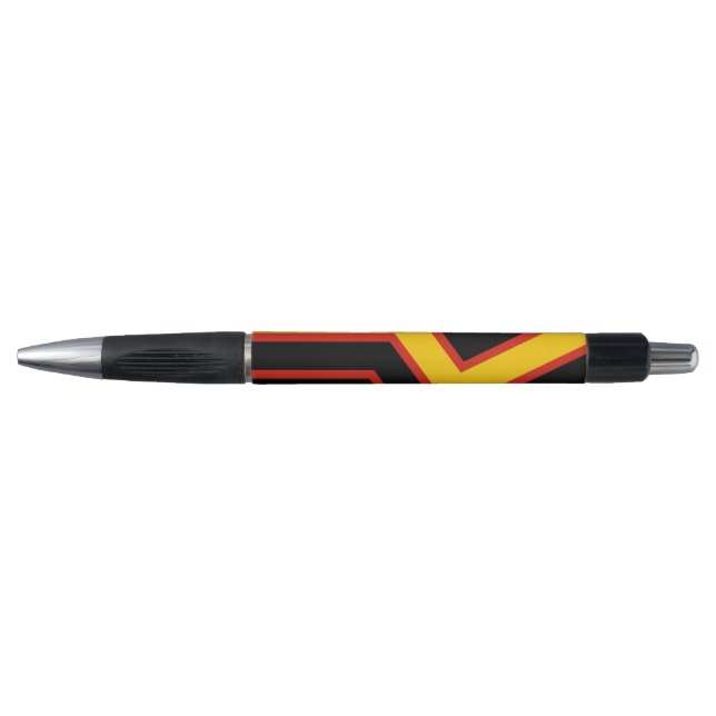 SlipperyJoe's rubber pride flag arrows chevrons st Pen (Front)