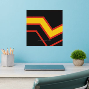 SlipperyJoe's rubber pride flag arrows chevrons st Wall Decal
