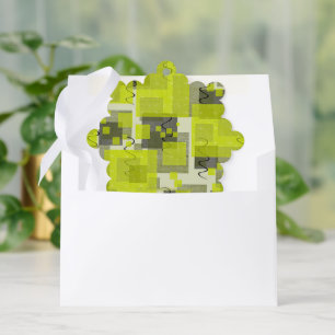 SlipperyJoe's Saint Patrick's Day dominating brigh Ornament Card