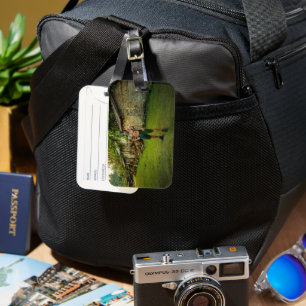 SlipperyJoe's Saint Patrick's Day festive leprecha Luggage Tag