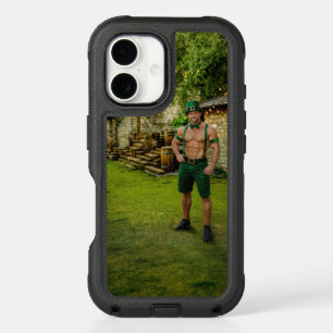 SlipperyJoe's Saint Patrick's Day festive leprecha iPhone 16 Case