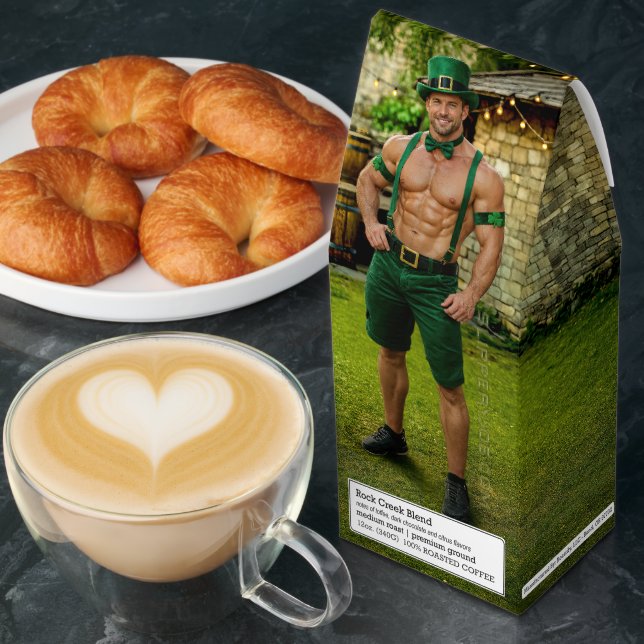 SlipperyJoe's Saint Patrick's Day festive leprecha Roasted Coffee (Breakfast)