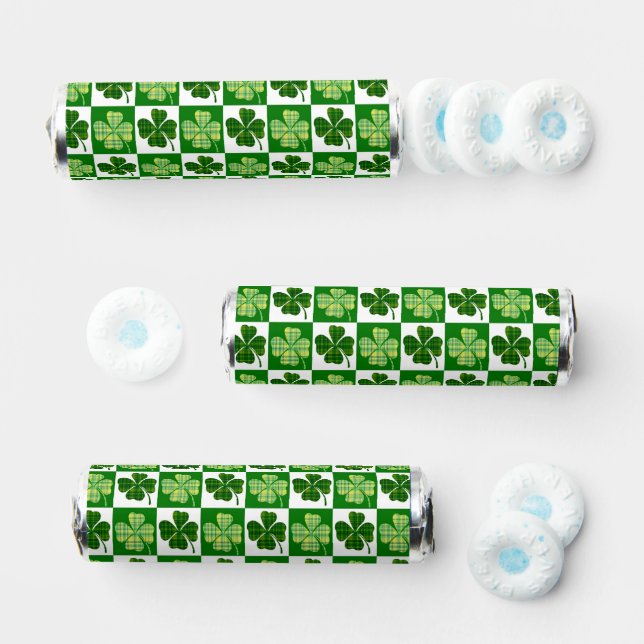 SlipperyJoe's Saint Patrick's Day four leaf clover Breath Savers® Mints (Assorted)
