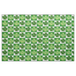 SlipperyJoe's Saint Patrick's Day four leaf clover Fabric