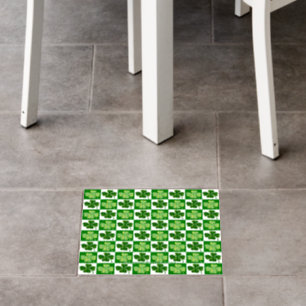 SlipperyJoe's Saint Patrick's Day four leaf clover Floor Decals