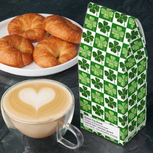 SlipperyJoe's Saint Patrick's Day four leaf clover Roasted Coffee