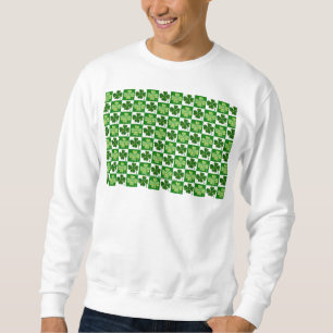 SlipperyJoe's Saint Patrick's Day four leaf clover Sweatshirt
