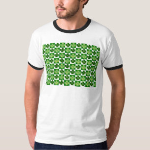 SlipperyJoe's Saint Patrick's Day four leaf clover T-Shirt