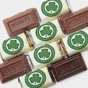 SlipperyJoe's Saint Patrick's Day glossy three lea Hershey's Miniatures